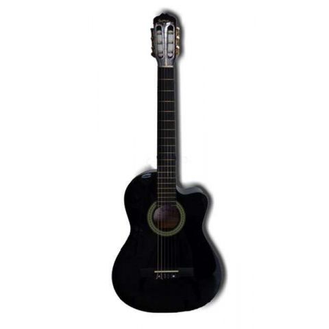 Memphis FT951C Guitarra Clásica Negra Cutway