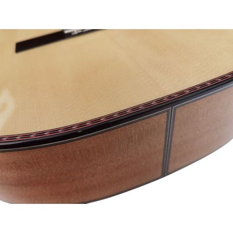 Antonio de Toledo ATF16B Guitarra Flamenca Blanca de Cipres en Brillo y Color Natural