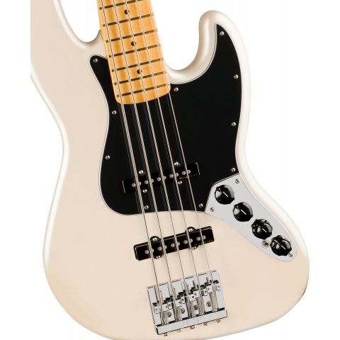 Fender Player II Modified Active Jazz Bass V MN Olympic Pearl Bajo Eléctrico 5 Cuerdas