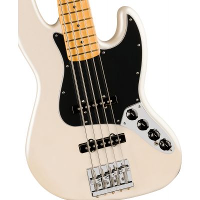 Fender Player II Modified Active Jazz Bass V MN Olympic Pearl Bajo Eléctrico 5 Cuerdas