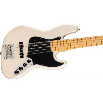 Fender Player II Modified Active Jazz Bass V MN Olympic Pearl Bajo Eléctrico 5 Cuerdas