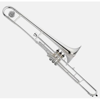 JUPITER JTB720VS PLATEADO TROMBON PISTONES DO CON ESTUCHE