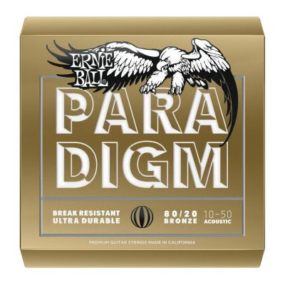 Ernie Ball EB2088 Paradigm Extra Light 80 20 Bronze 10-50