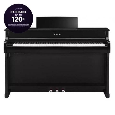Yamaha CLP-835 PE Negro Pulido Piano Clavinova