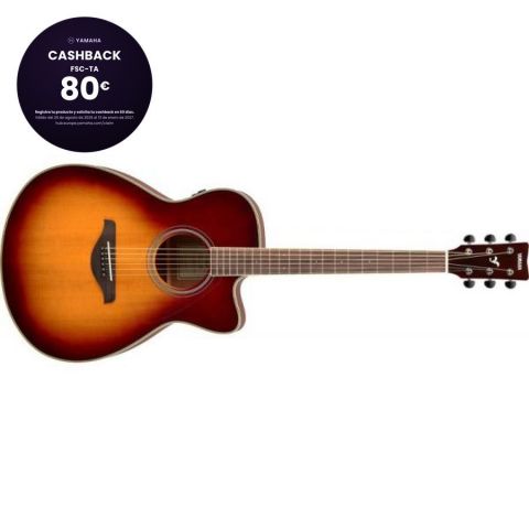 YAMAHA FSC-TA BROWN SUNBURST TRANSACOUSTIC