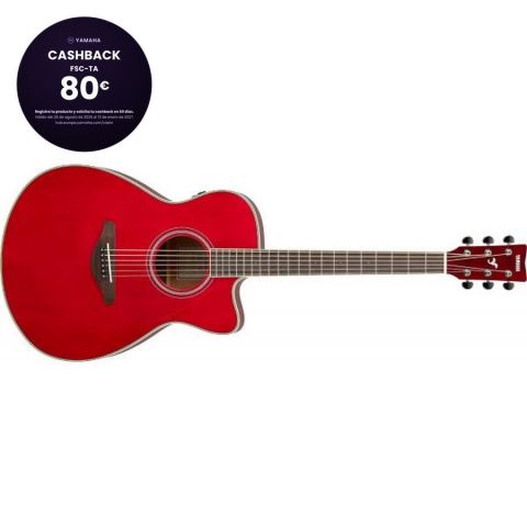 YAMAHA FSC-TA RUBY RED TRANSACOUSTIC