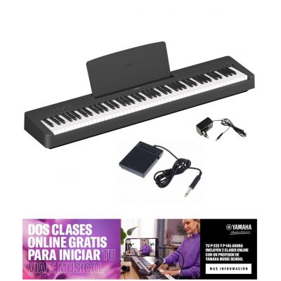 YAMAHA P-225 Negro Bluetooth- Piano Digital 2