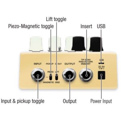 Nux NAP-5 Stageman Pedal previo para guitarra acústica 2