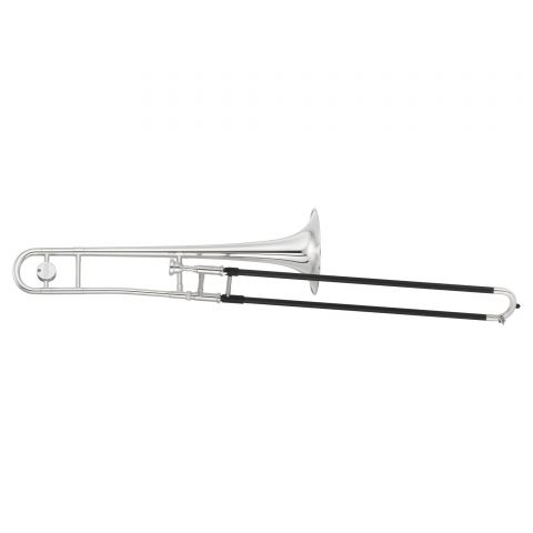 Yamaha YSL-254CFS Trombón de estudio con vara de carbono plateado