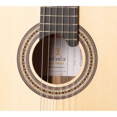 Admira Artista Guitarra Clásica Serie Conservatorio Abeto-Ébano