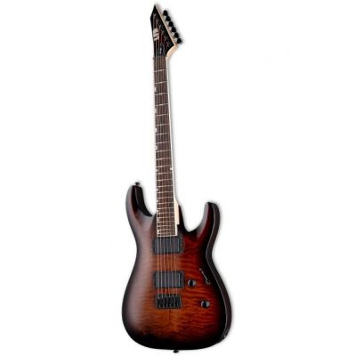 ESP LTD MH-200HT QM Guitarra Eléctrica Dark Brown Sunburst 2