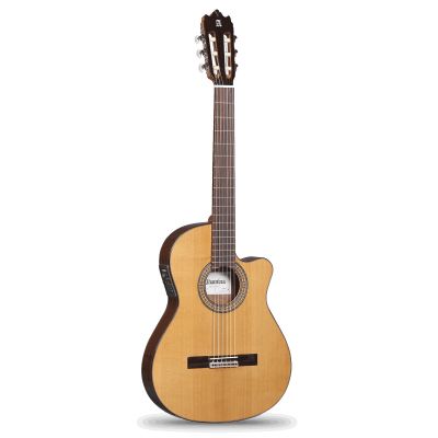 Guitarra clásica alhambra 3c estrecha con electrificación