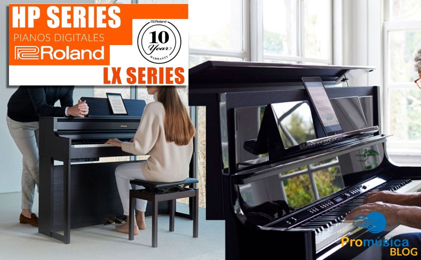 Pianos Roland de 10 años de garantía (I) - ROLAND HP y LX SERIES