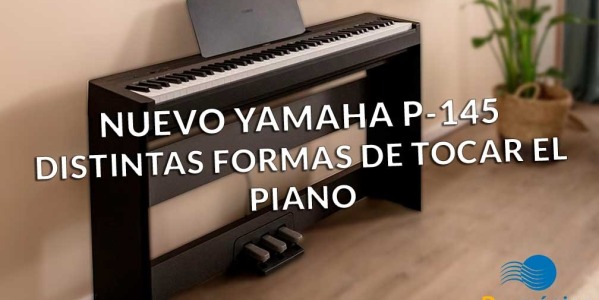 YAMAHA P-145 CON SU NUEVA PEDALERA DE TRES PEDALES TIPO PIANO