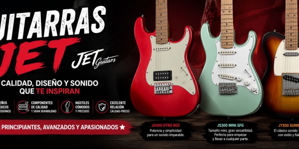 Guitarras Jet: calidad, diseño y tres modelos que destacan por su relación calidad-precio
