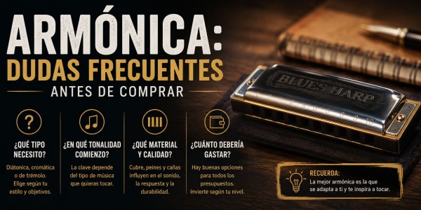 Armónica: dudas frecuentes antes de comprar